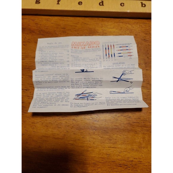 Vintage Mikado Spiel Game - Picture 6 of 7